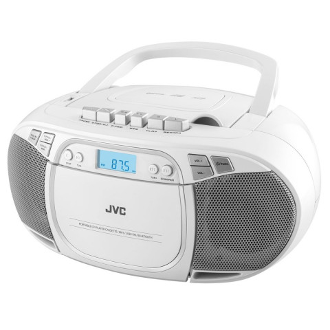 Radioodtwarzacz JVC RC-E451W Boombox white - Galeria zdjęcie 3