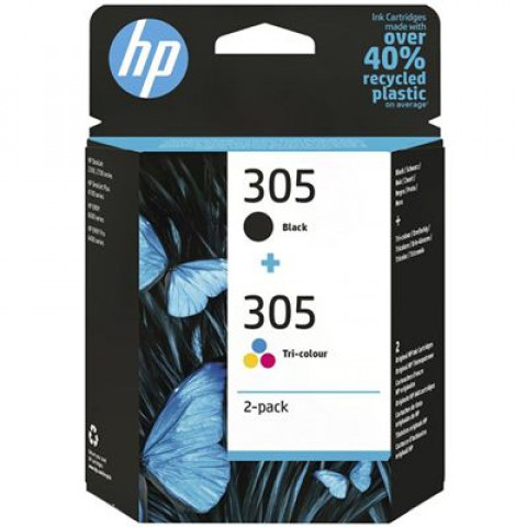 Hp Tusz czarny+kolor HP305= 6ZD17AE - Galeria zdjęcie 1
