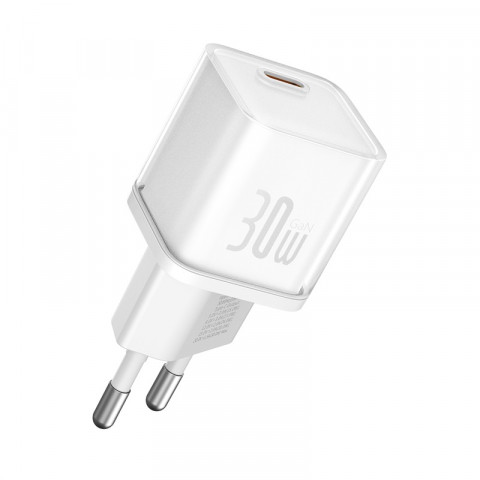 Ładowarka Baseus GaN5S 1C 30W EU (moon white) - Galeria zdjęcie 3