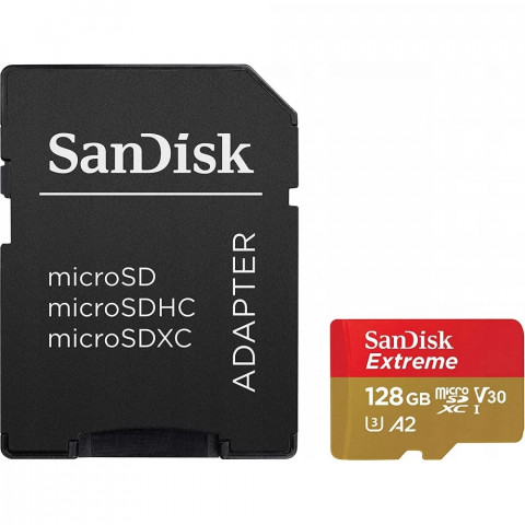SANDISK EXTREME microSDXC 128 GB 190/90 MB/s - Galeria zdjęcie 1