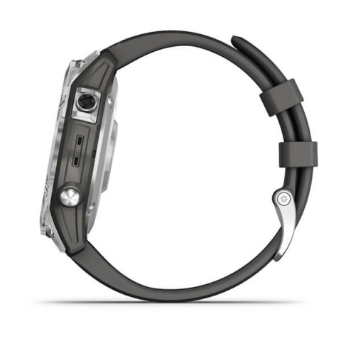 Zegarek Garmin Fenix 7 Standard Edition (47 mm) Silver / Graphite Band - Galeria zdjęcie 7