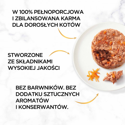 Gourmet Gold Savoury Cake kurczak i marchewka - mokra karma dla kota - 85 g - Galeria zdjęcie 4