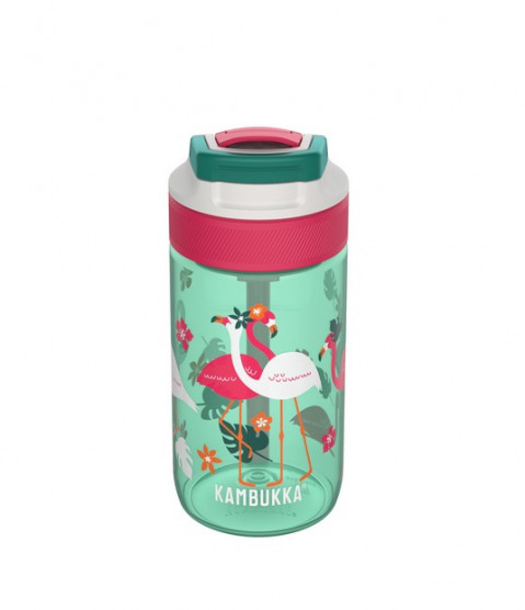 Kambukka butelka na wodę dla dziecka Lagoon 400ml Pink Flamingo - Galeria zdjęcie 1
