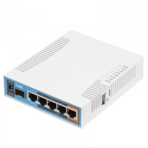 Router WiFi 4 Mikrotik hAP ac (RB962UiGS-5HacT2HnT) 2,4GHz(2x2)/5GHz(3x3) 6p - Galeria zdjęcie 1