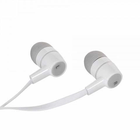 VAKOSS Słuchawki douszne stereo z mikrof./ regulacja głośności SK-214W białe - Galeria zdjęcie 8