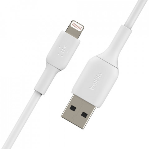 Kabel Belkin BoostCharge Lightning to USB-A Cable 3m White - Galeria zdjęcie 4