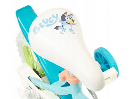 Rower dziecięcy TOIMSA Bluey 12" Błękitno-limonkowy - Galeria zdjęcie 8
