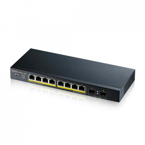 Switch Zyxel GS1900-10HP 10p PoE (PoE+: 8;) 77W Managed Gigabit - Galeria zdjęcie 1