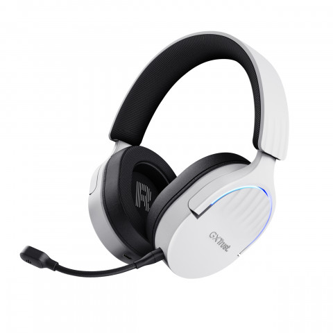 Słuchawki gamingowe Trust GXT 491W FAYZO WIRELESS White (25304) - Galeria zdjęcie 2