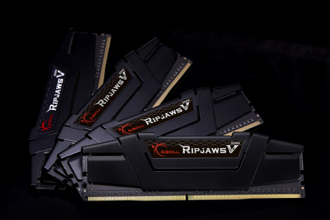 G.SKILL DDR4 RIPJAWSV 4x8GB 3200MHz CL16 XMP2 BLACK - Galeria zdjęcie 3