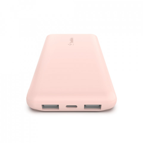 Powerbank Belkin BoostCharge Power Bank 10K 2xUSB-A + 1xUSB-C 10000mAh 15W Rose Gold - Galeria zdjęcie 4