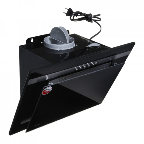 Okap AKPO WK-4 NERO LINE 2.0 50 CZARNY T300 Liniowy LED/Siłownik - Galeria zdjęcie 14