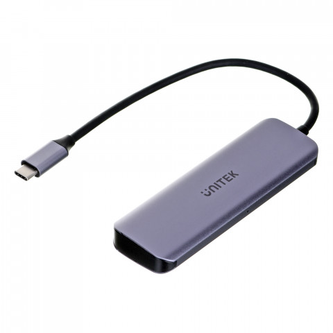 UNITEK HUB USB-C 4XUSB 3.1 GEN1, MICROUSB, H1107A - Galeria zdjęcie 1