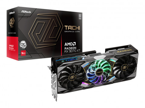 Karta graficzna ASRock Radeon RX 9070 XT Taichi 16GB OC (90-GA5HZZ-00UANF) - Galeria zdjęcie 6