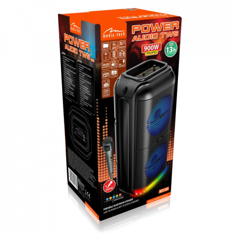 MEDIA-TECH GŁOŚNIK BT POWER AUDIO DISCO - Galeria zdjęcie 5