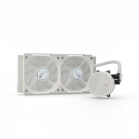 Chłodzenie wodne Valkyrie A240 White (VK-AIOA240W) - Galeria zdjęcie 6