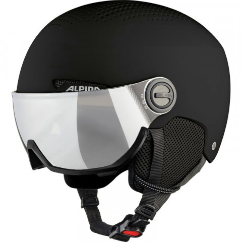 Kask narciarski ALPINA ARBER VISOR Q LITE BLACK 54-58 - Galeria zdjęcie 1