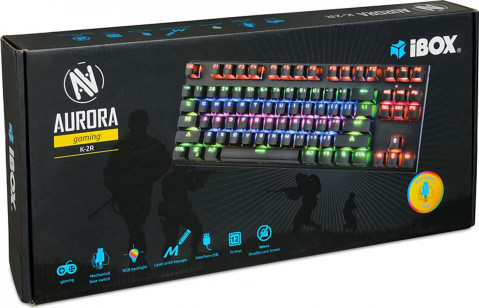 KLAWIATURA I-BOX AURORA K-2R RGB, MECHANICZNA - Galeria zdjęcie 28