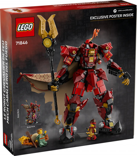 LEGO NINJAGO 71846 THE FIRE KNIGHT MECH - Galeria zdjęcie 2