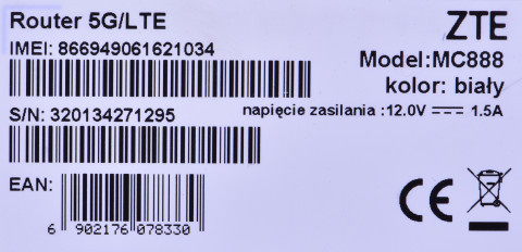Router ZTE MC888 5G stacjonarny - Galeria zdjęcie 9
