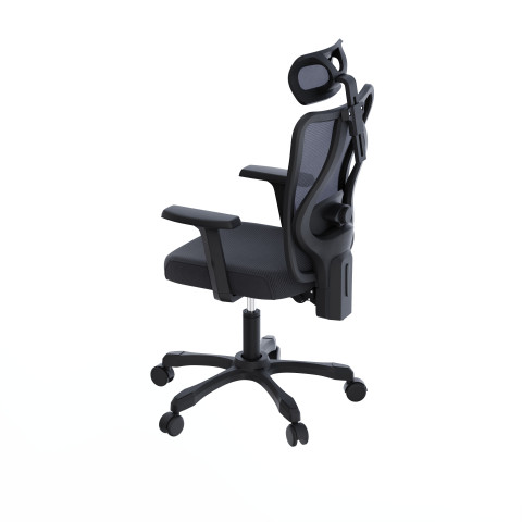 Zestaw Biurko TUCKANO czarne + Fotel ergonomiczny GEMBIRD czarny - Galeria zdjęcie 21