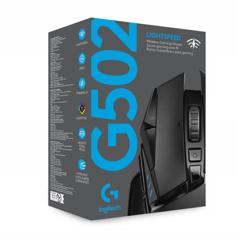 MYSZ GAMINGOWA LOGITECH G502 Lightspeed Black - Galeria zdjęcie 13