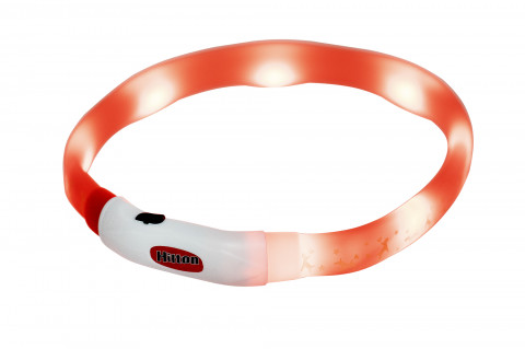 HILTON LED Obroża Silikonowa 1,4x0,8x40cm z USB dla psa - Galeria zdjęcie 1