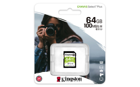 KINGSTON SDXC Canvas Select Plus 100R UHS-I U1 V10 - Galeria zdjęcie 3