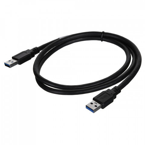 LANBERG KABEL USB-A 3.0 M/M 1M CZARNY - Galeria zdjęcie 2