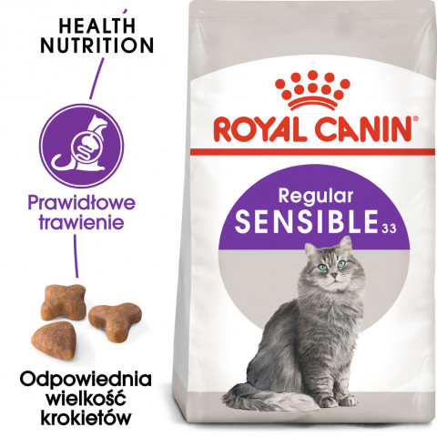 ROYAL CANIN Sensible 33 Adult - sucha karma dla kota - 400g - Galeria zdjęcie 9
