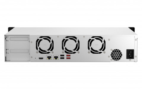 Qnap TS-864eU-8G, 2U, 8 x 2.5"/3.5" SATA, Intel Celeron N5095 4C/4T, 8 GB DDR4 onboard not expandable, 2 x 2.5GbE, Single PSU (not upgradeable to RP) - Galeria zdjęcie 2