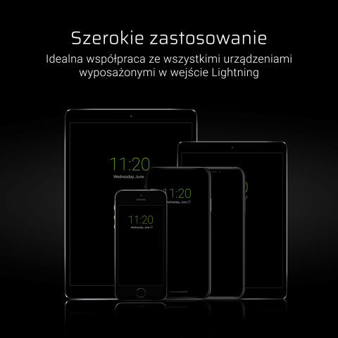 GREEN CELL KABEL USB-LIGHTNING 25CM QUICK CHARGE - Galeria zdjęcie 4