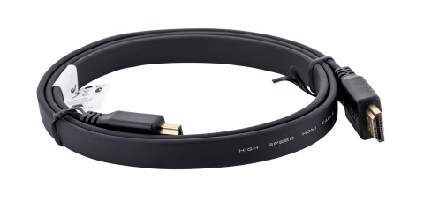 LANBERG KABEL HDMI V2.0 4K M/M 1M FLAT - Galeria zdjęcie 1