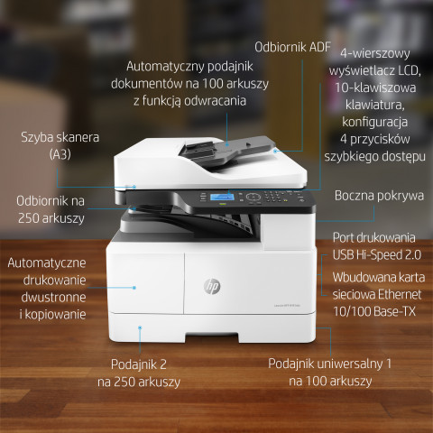 Urządzenie wielofunkcyjne HP LaserJet M443nda - Galeria zdjęcie 8