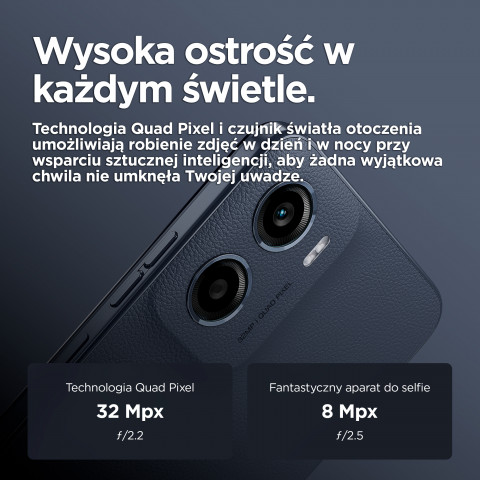 Smartfon Motorola Moto E15 2/64GB Denim Blue - Galeria zdjęcie 14