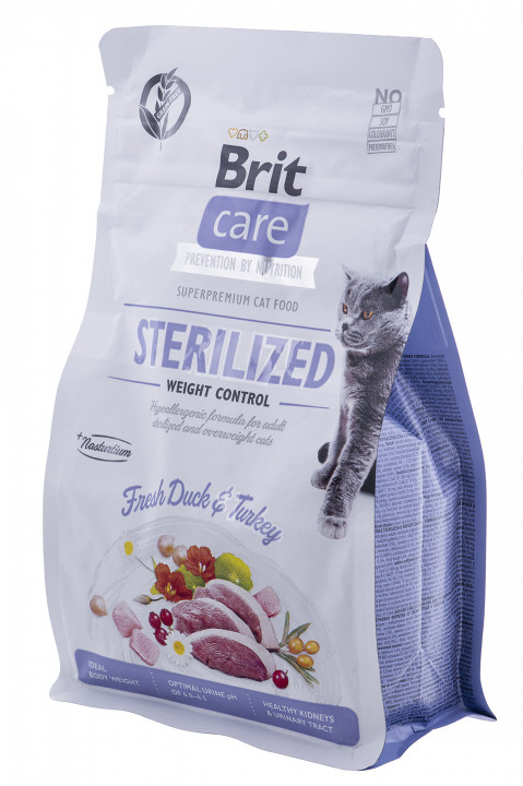 BRIT Care Grain-Free Sterilized Weight Control - sucha karma dla kota - 400 g - Galeria zdjęcie 2