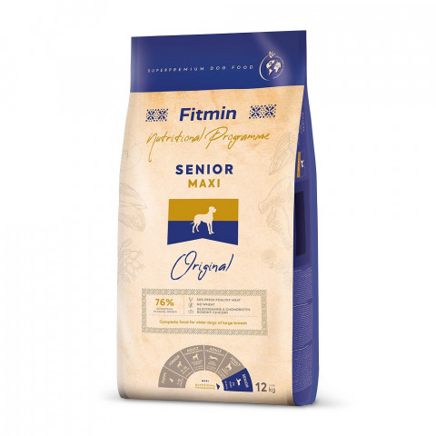 Fitmin Dog Maxi Senior - sucha karma dla psa - 12 kg - Galeria zdjęcie 1