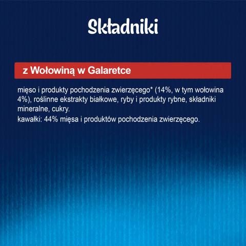 FELIX Fantastic Wołowina w galaretce - mokra karma dla kota - saszetka 100 g - Galeria zdjęcie 9
