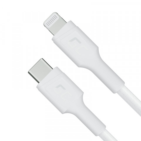 GREEN CELL KABEL KABGC07W USB-C - LIGHTNING 1M MFI - Galeria zdjęcie 2