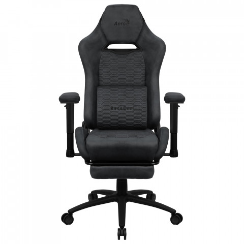 FOTEL AEROCOOL ROYAL AeroSuede SLATE GREY - Galeria zdjęcie 2