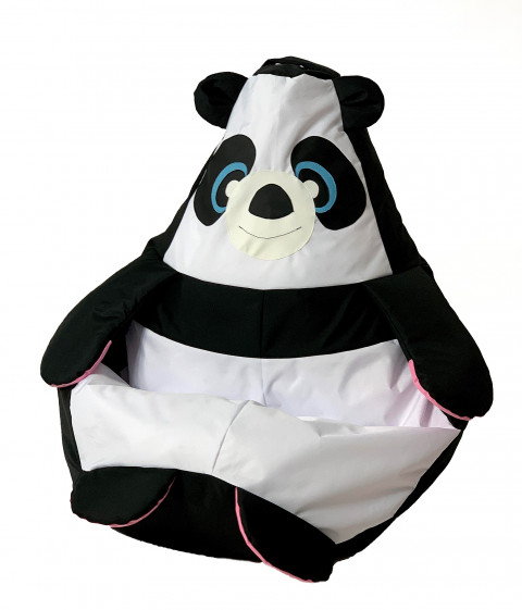 Pufa worek sako PANDA czarny-biały XL 130x90 - Galeria zdjęcie 5