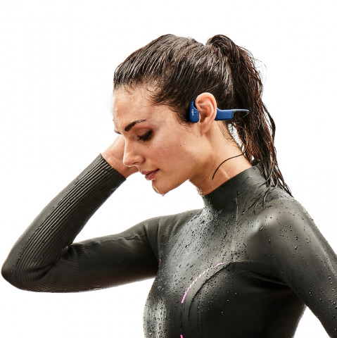 Słuchawki bezprzewodowe kostne Shokz OpenSwim Niebieskie - Galeria zdjęcie 5