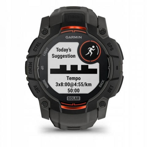 Smartwatch GARMIN Instinct 3 50mm SOLAR Black - Galeria zdjęcie 4