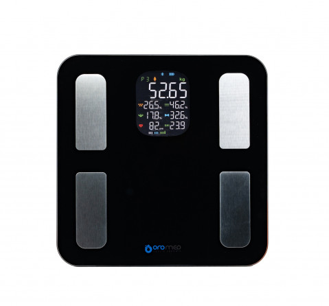 Waga łazienkowa ORO BLUETOOTH SMART BLACK OROMED - Galeria zdjęcie 1