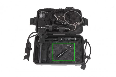 Gwizdek przetrwania GUARD Whistle Aluminium czarny (YC-010-BL) - Galeria zdjęcie 4