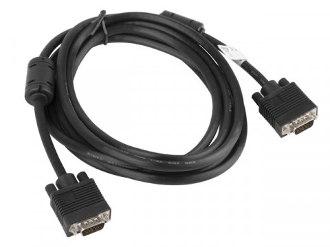 Lanberg kabel vga m/m 3m, ekran, ferryt, czarny ca-vgac-10cc-0030-b - Galeria zdjęcie 2