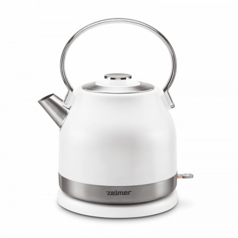 Czajnik 2200W 1,7L Biały/Inox ZELMER ZCK7940 - Galeria zdjęcie 1