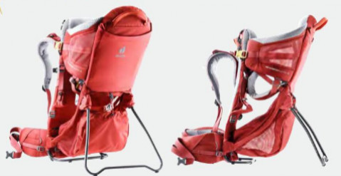 Nosidło turystyczne Deuter Kid Comfort Active SL currant - Galeria zdjęcie 1