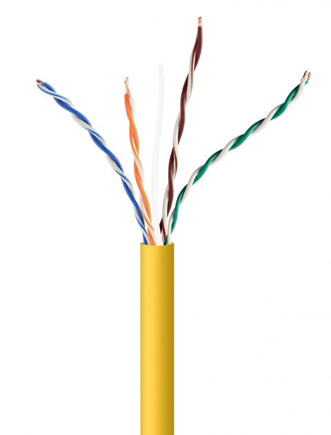 GEMBIRD UTP KABEL DRUT KAT 5E CCA 305M ŻÓŁTY AWG24 - Galeria zdjęcie 1