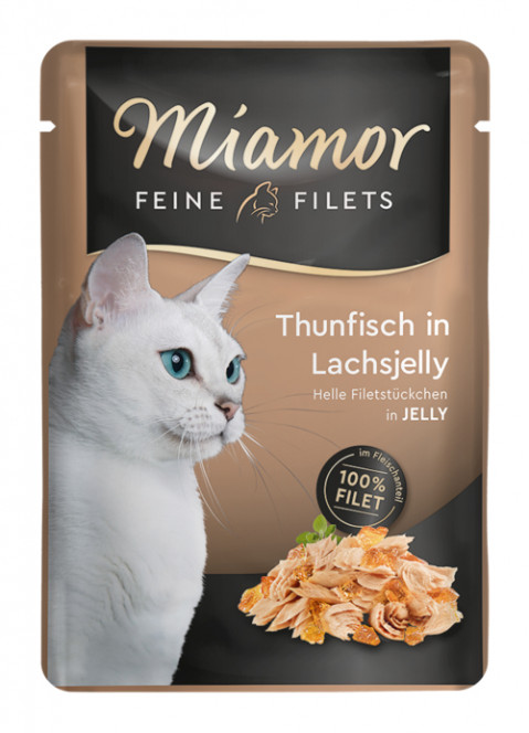 MIAMOR Filets tuńczyk w łososiowej galaretce 100g - Galeria zdjęcie 1